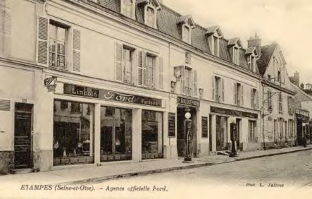 Magasin Ford (carte postale Jolivet)