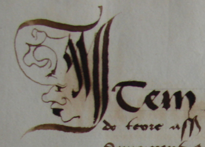 Cancien Védie: Initiale ornée (1511)