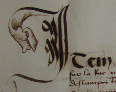 Cancien Védie: Initiale ornée (1511)