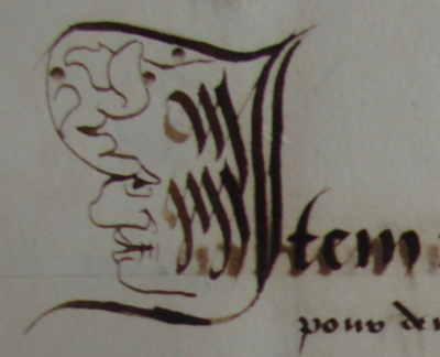 Cancien Védie: Initiale ornée (1511)