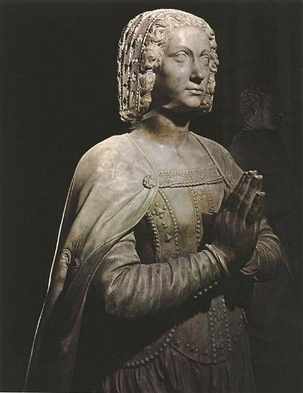 Pierre Bontemps (années 1550): Claude de France en orante (marbre, basilique Saint-Denis)