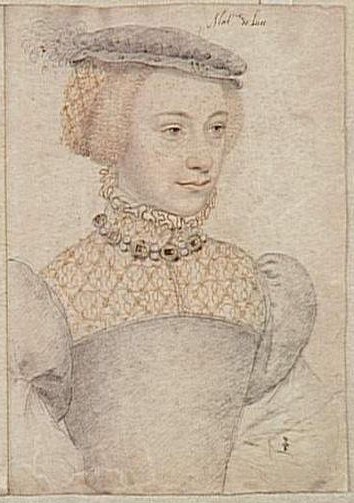 Anne de Pisseleu (dessin attribué à l' école de François Clouet)
