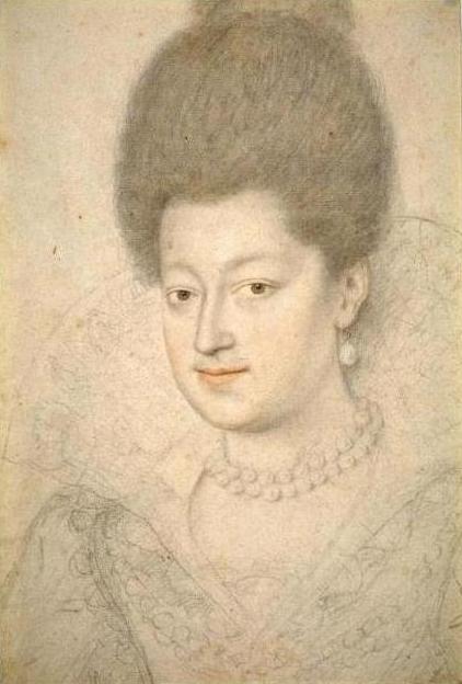 Daniel Dumoustier: Gabrielle d'Estrées (vers 1598)
