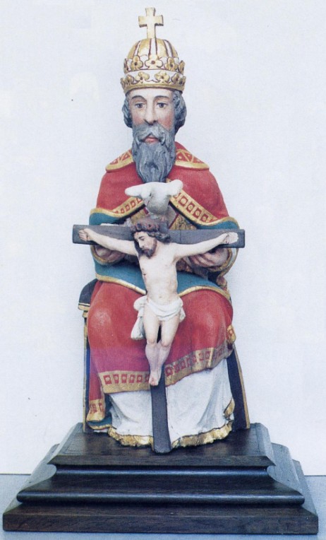 Sainte Trinité (bois peint anonyme du XVIe siècle conservé à Notre-Dame d'Etampes)