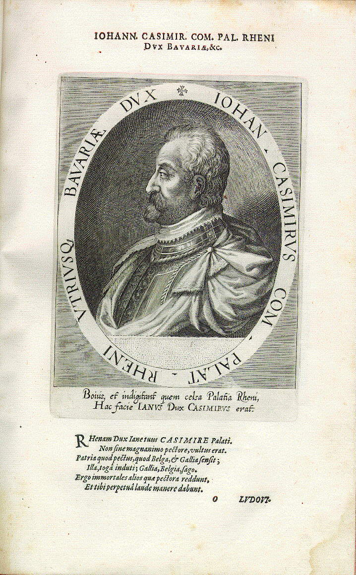Dominicus Custos: Jean Casimir (gravure de 1602)