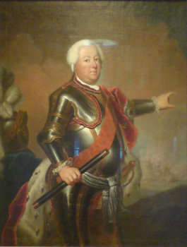 Portrait de Frédéric-Guillaume de Prussepar Antoine Pesne, vers 1733