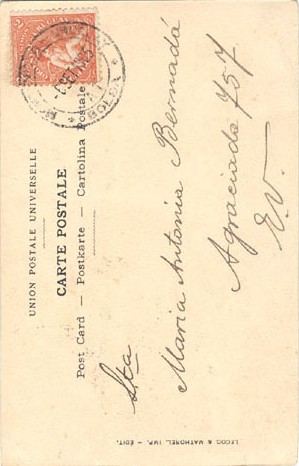 Louise Abbéma: Sarah Bernhardt dans "La Sorcière" (carte postale, 1903)