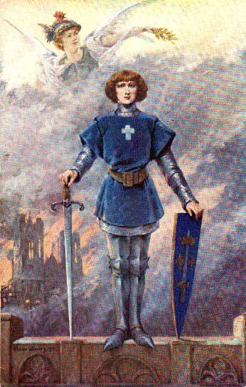 Louise Abbéma: Jeanne d'Arc devant la cathédrale de Reims