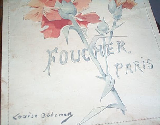 Louise Abbéma: Le Chocolat Foucher (assemblage d'aquarelles)