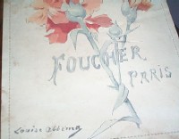 Louise Abbéma: Le Chocolat Foucher (assemblage d'aquarelles)