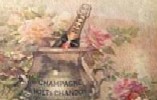 Le champagne Moët et Chandon (Chromolithographie publicitaire)