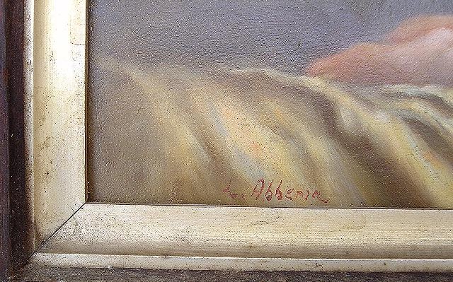 Femme nue allongée: signature
