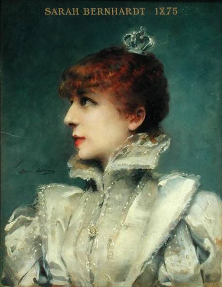 Louise Abbéma: Sarah Bernhardt (huile sur toile, 1875)