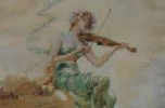 Allégorie de la Musique (aquarelle, vers 1897)