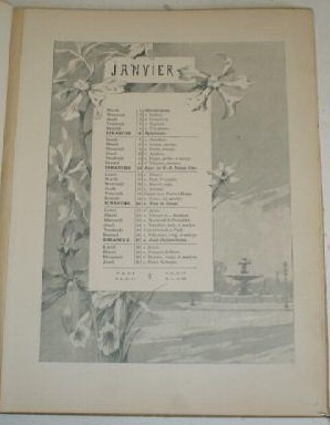 Louise Abbéma:Année Fleurie (illustrations, 1901)