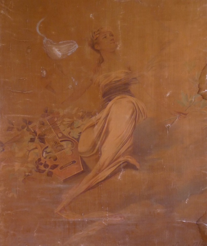 Allégorie de la Poésie Lyrique (panneau décoratif, 1897)