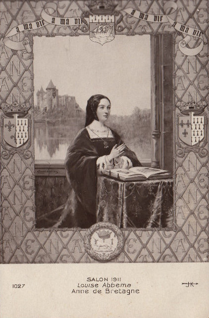 Portrait d'Anne de Bretagne (huile sur toile)