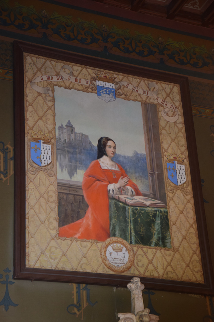 Le portrait d'Anne de Bretagne par Louise Abbéma photographié par Joe Krapov