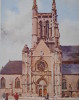 Eglise Saint-Etienne de Fécamp (aquarelle)