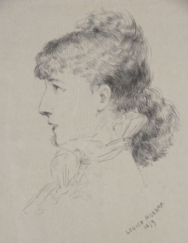 Louise Abbéma: Portrait de Jeanne Samary (huile sur toile, 1879)