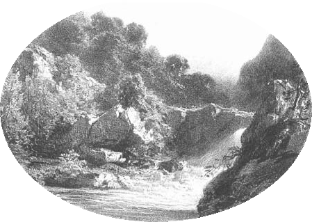 Paysage par Abel Dufresne dans l'Artiste (1852)