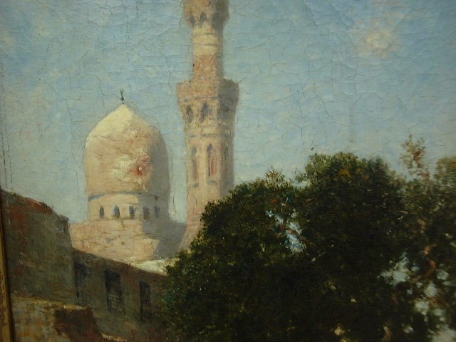 Narcisse Berchère: Mosquée Abou Leila (détail)