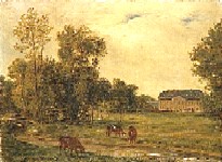 Château de Borny (huile sur toile, musée Gustave Moreau)