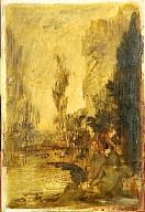 Femme et chimère (huile sur toile,  musée Gustave Moreau)