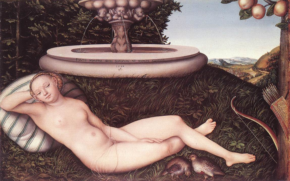 Cranach l'Ancien: La Source (1537)