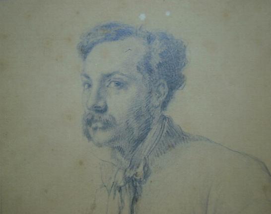 Portrait de Narcise Berchère par Gustave Moreau (1852)