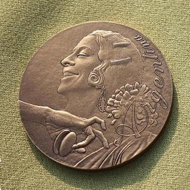 Gaëtan Ader: Argentina (médaille, © 1988)