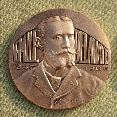 Gaëtan Ader: Emile Delahaye (médaille, © 1991)