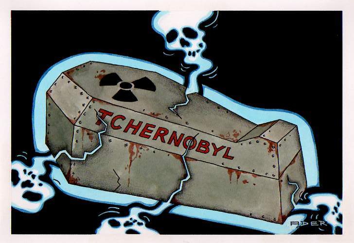 Gaëtan Ader: Un cadavre suractif [Tchernobyl] (Chrétiens magazine n°90, avril 1996, p.5)