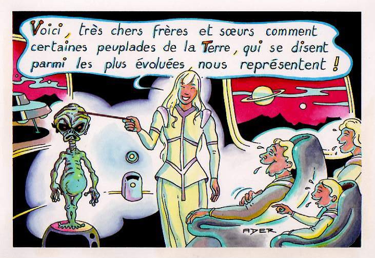 Gaëtan Ader: Extraterrestres (Chrétiens magazine n°94, octobre 1996, p.13)