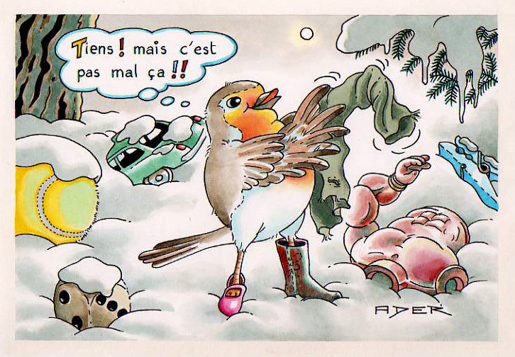 Gaëtan Ader: Vivre l'hiver (Chrétiens magazine n°96, décembre 1996, p. 25)
