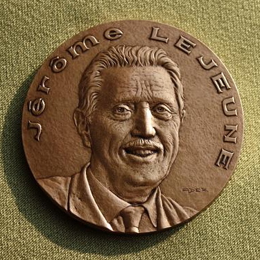 Gaëtan Ader: Jérôme Lejeune (médaille, © 1998)