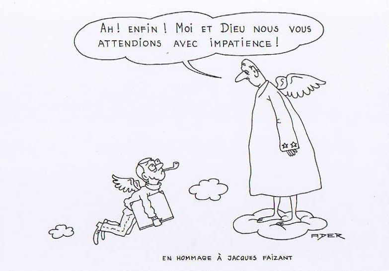Gaëtan Ader: En hommage à Jacques Faizant (Chrétiens magazine n°187, février 2006)