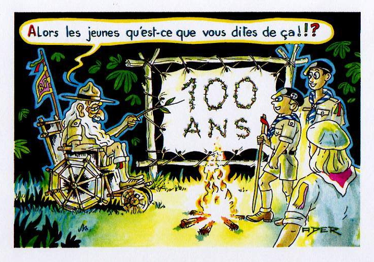 Gaëtan Ader: Le scoutisme est centenaire (Chrétiens magazine n°197, février 2007, p.9)