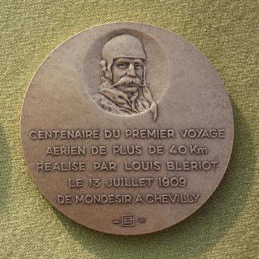 Gaëtan Ader: Louis Blériot (médaille, © 2009)