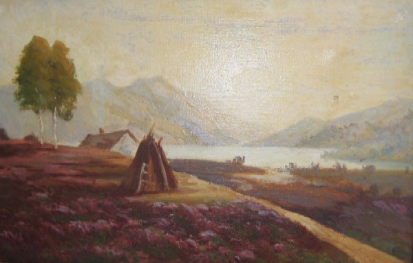 Paysage à identifier, par Albert Lebourg