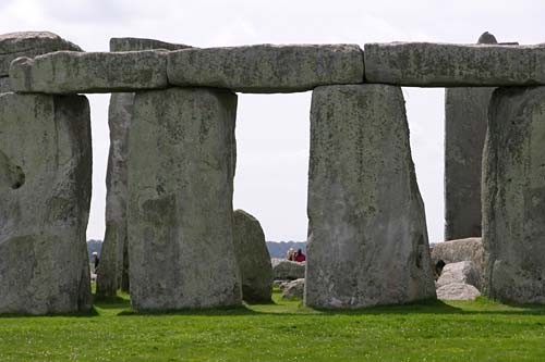 Détail du cromlech de Stonehenge