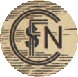 Jean Bernard:  Logo de la SNCF (gravure sur bois, vers 1938)