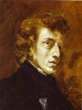 Frédéric Chopin peint par Delacroix (1838)