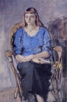 Geneviève (huile sur toile, 1950)