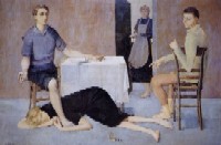 Le Repas chez Simon (huile sur toile, 1950)