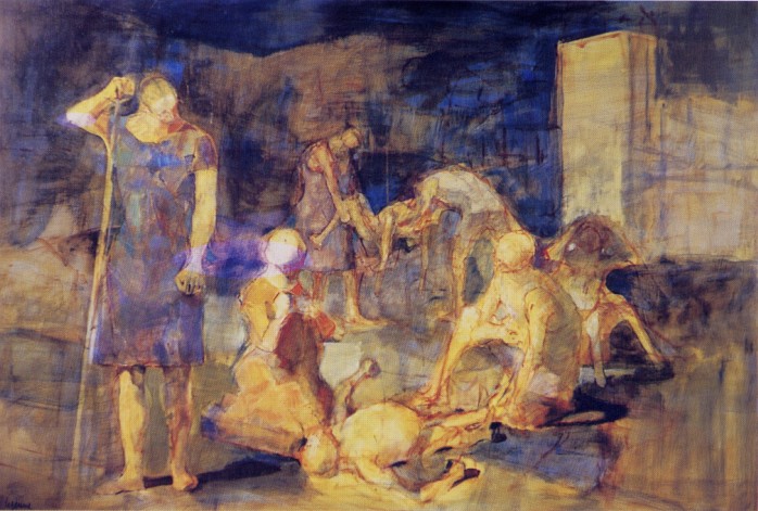 La Déposition (huile sur toile, 1960)