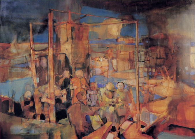 La Nativité (huile sur toile, 1960)
