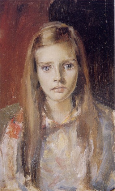 Clémentine (huile sur panneau, 1970)