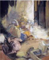 Saint Augustin à Hippone ( huile sur toile, 1980)
