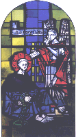 La mission de saint Roch (vitrail, s.d.)